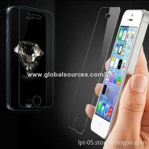 OEM/ODM Premium Shatterproof Tempered Glass Screen Protector for iPhone 5/5S with Retail Package